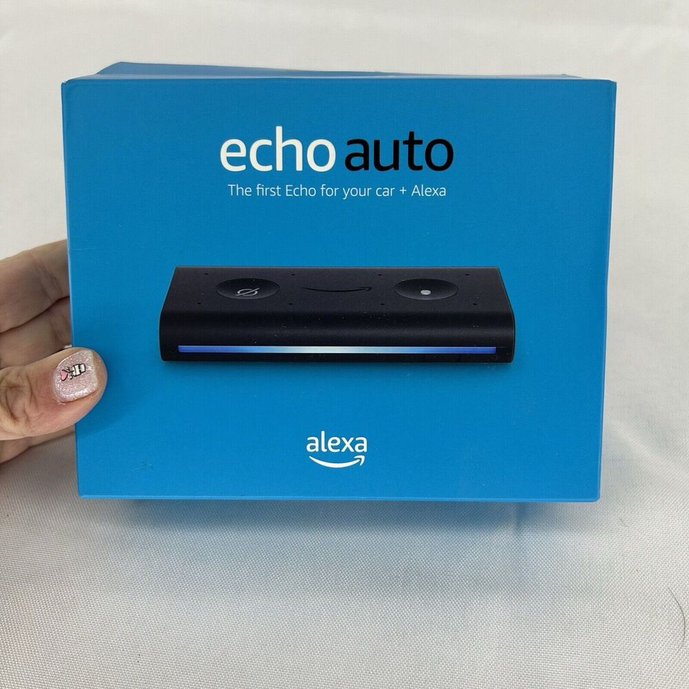 Amazon Echo Auto - Black and Blue